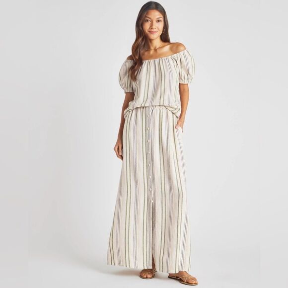 NWT Splendid Farrah linen mix top - Picture 4 of 13